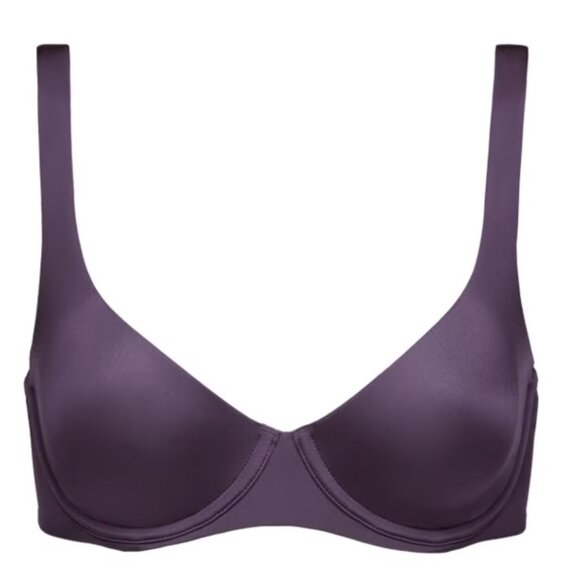CUUP The Scoop Micro Bra Purple Violet 38E 38DD 38 E DD unlined underwire - Picture 1 of 9